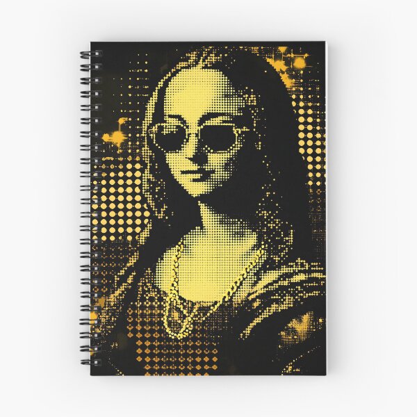 Item preview, Gangster Mona Lisa in Neon Noir designed and sold by ClubVacay.