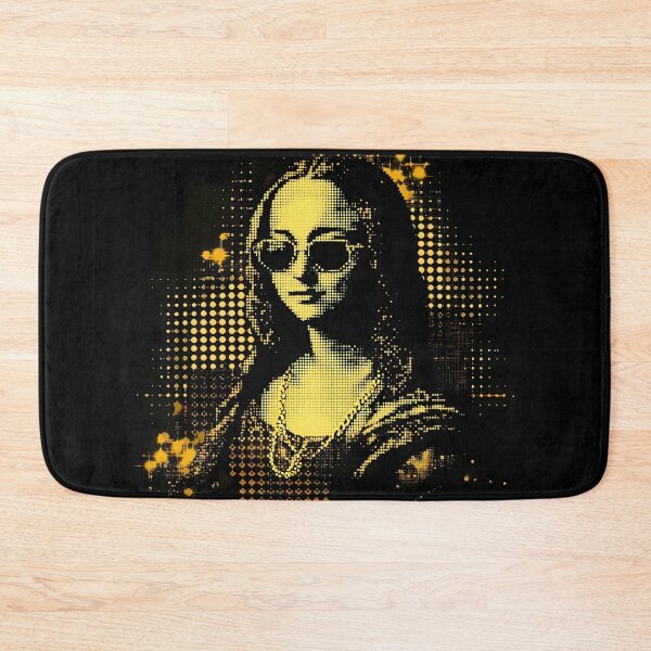 Item preview, Gangster Mona Lisa in Neon Noir designed and sold by ClubVacay.