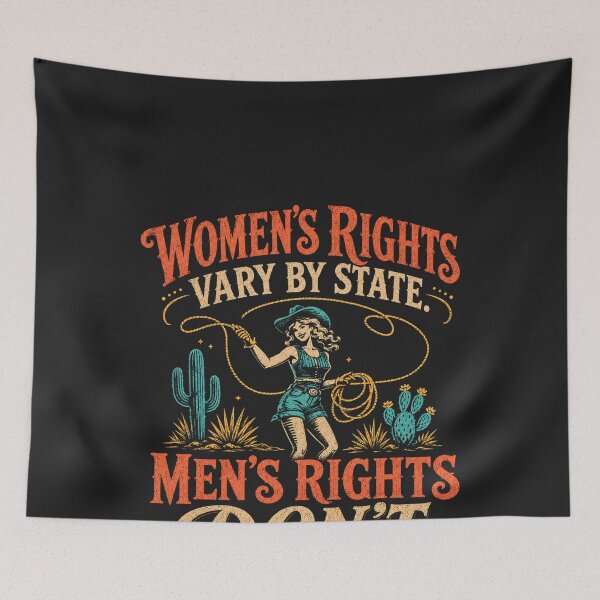 Item preview, Women's Rights Vary By State Men's Rights Don't Feminist Long Sleeve_2 designed and sold by CriseldaBruning.