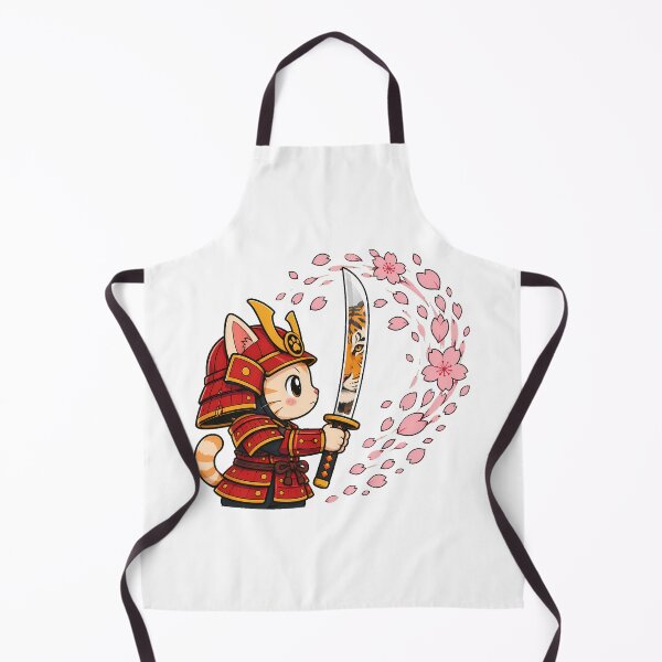 Item preview, Chibi Samurai Cat Tiger Katana Reflection designed and sold by chattsuede.
