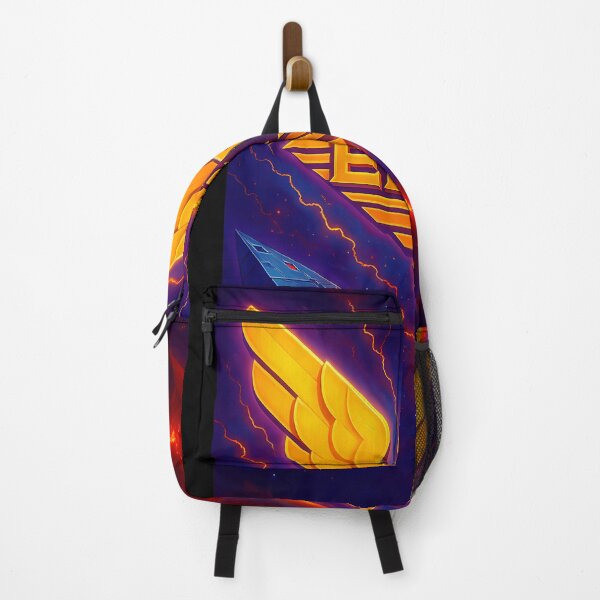 Item preview, Geometric Starship Flying Near Fiery Planet and Crest designed and sold by gtrclass.