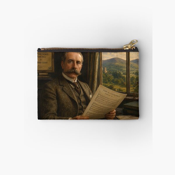 Item preview, Edwardian Master: Sir Edward Elgar Vintage Oil Painting - Pomp and Circumstance designed and sold by DoReMiStudio.