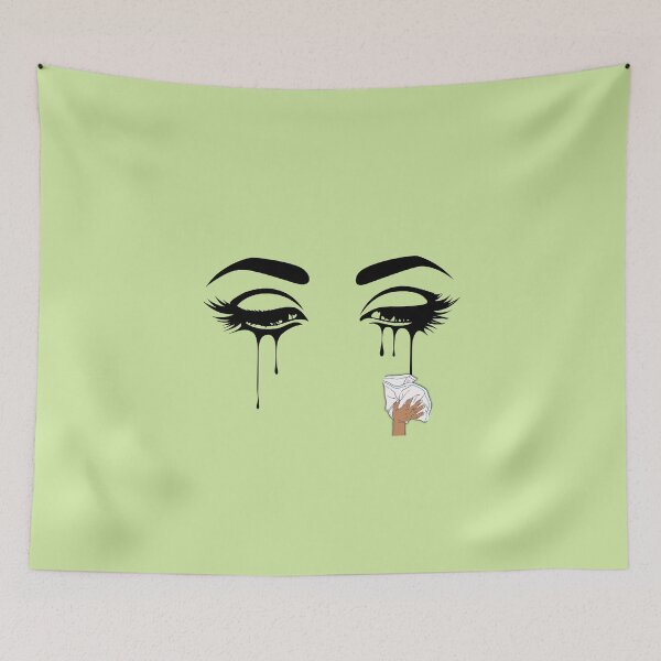 Item preview, Crying Eyes Wiping Tears Aesthetic Art designed and sold by Mohamed  Ramadan.