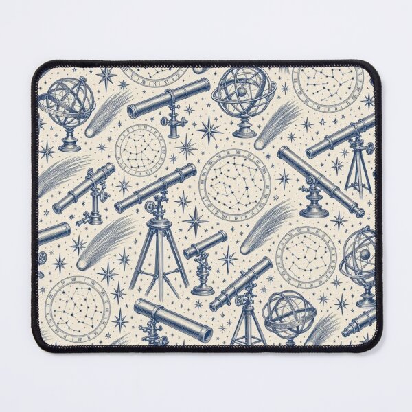 Item preview, Astronomer's Toile Seamless Pattern | Vintage Celestial Toile Repeat designed and sold by StickyGuys.
