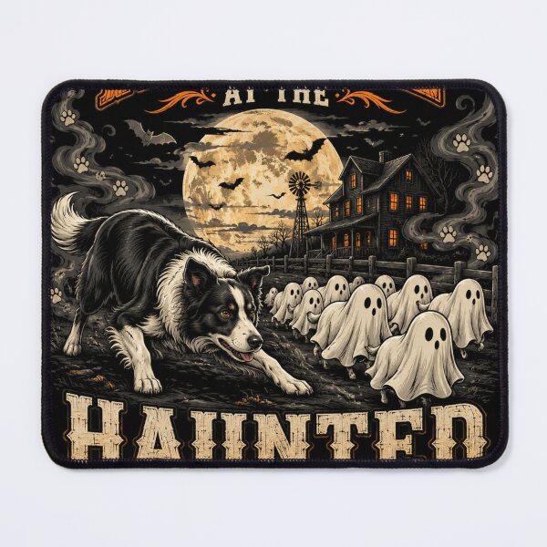 Item preview, Howl At The Haunted Moon Border Collie Halloween Ghost Herding Dog Shirt designed and sold by KnrNazimTHRE4DS.