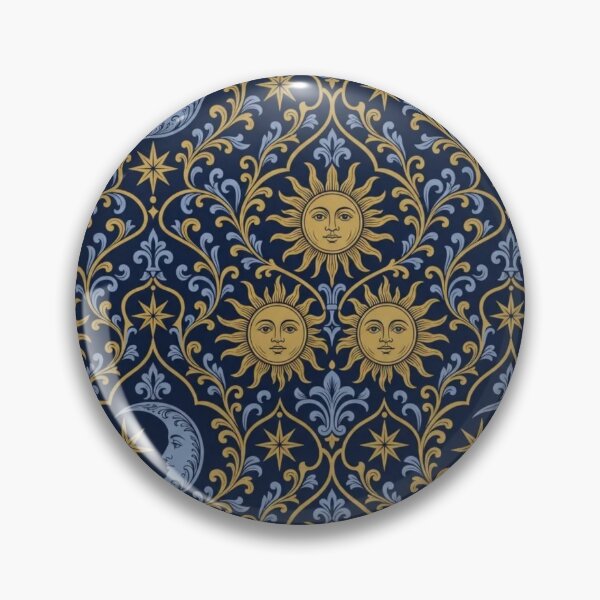 Item preview, Celestial Damask Seamless Pattern | Vintage Celestial Toile Repeat designed and sold by StickyGuys.