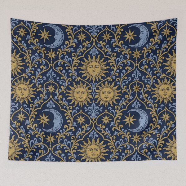 Item preview, Celestial Damask Seamless Pattern | Vintage Celestial Toile Repeat designed and sold by StickyGuys.