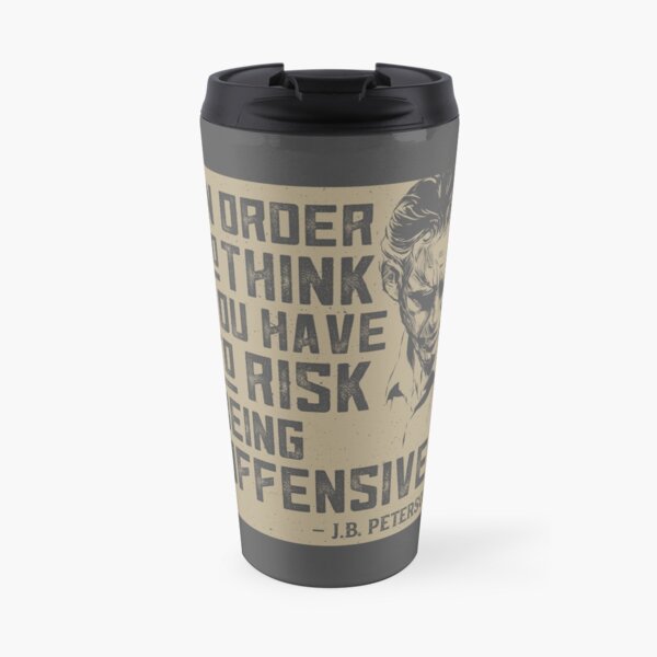 Cita de Jordan Peterson Taza de viaje