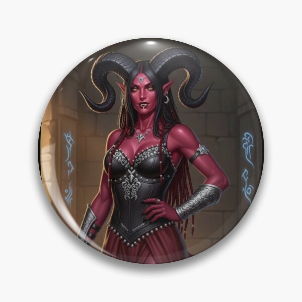 Item preview, Tiefling Sorceress designed and sold by Prestons Corner.