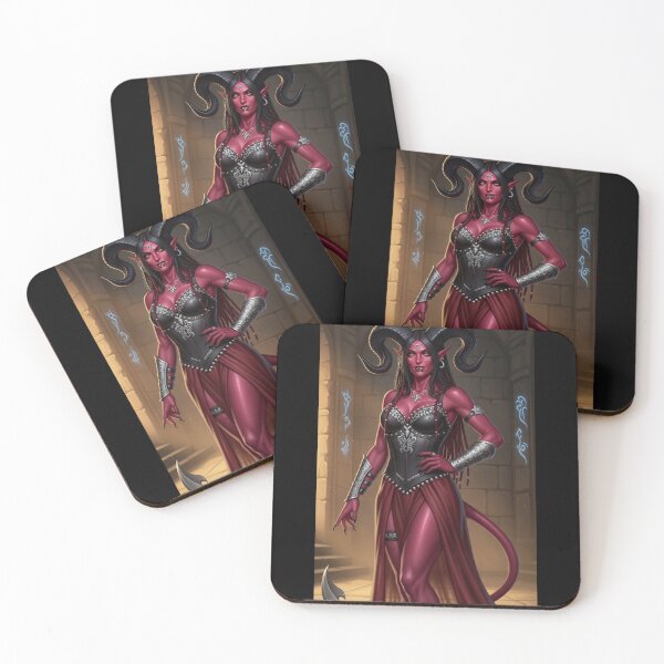Item preview, Tiefling Sorceress designed and sold by Prestons Corner.