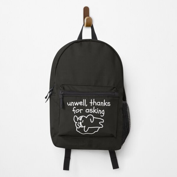 Item preview, Unwell Thanks For Asking Sarcastic Funny Phrase Cat designed and sold by TackyTime.