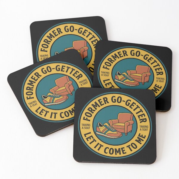 Item preview, Former Go-Getter Let It Come To Me Vintage Badge designed and sold by DuckOddity.