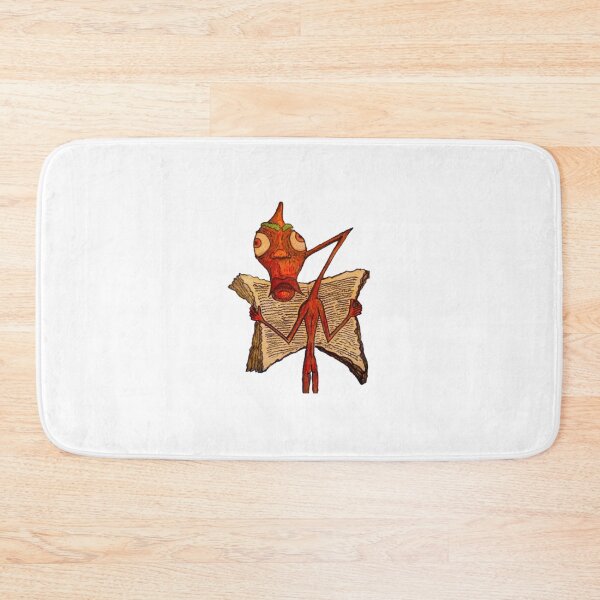 Item preview, Red Book Reader Quirky Surrealist Nerd Monster Art designed and sold by andymcdart.
