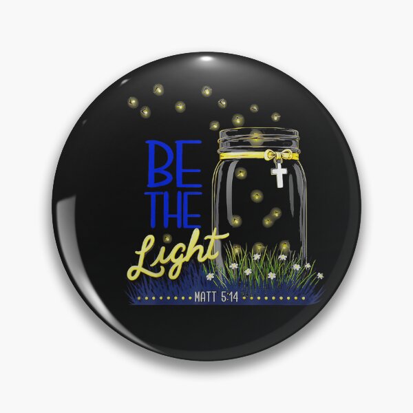 Item preview, Be The Light Matthew 5 14 Bible Verse Firefly Jar Design designed and sold by FrankIsabel.