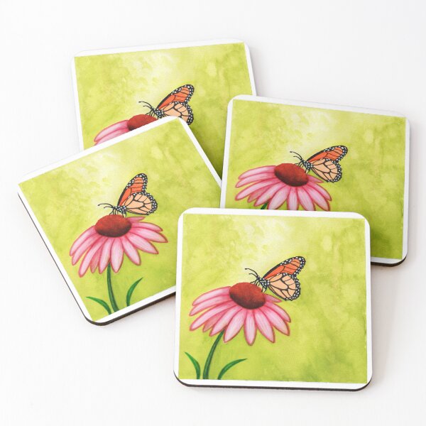 Item preview, Butterfly and Pink Flower designed and sold by Waves and Water.