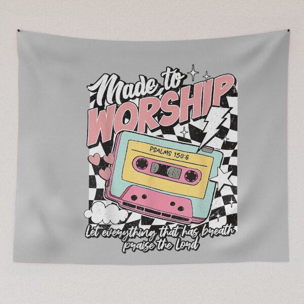 Item preview, Retro Cassette Made to Worship Psalms 150 6 Christian Music designed and sold by mjohnson9.
