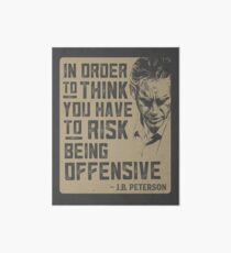 Jordan Peterson Quote Art Board