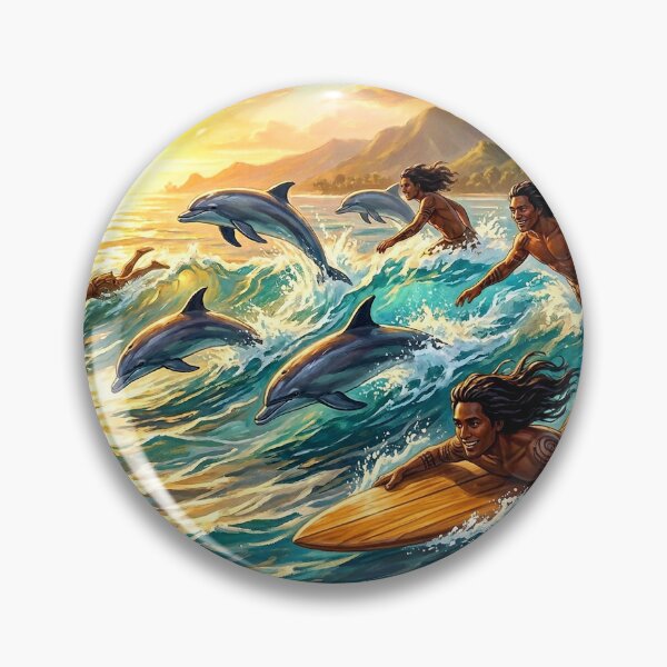 Item preview, Dance of the Dolphins — Surfers of the Rising Sun designed and sold by Hawaii26.