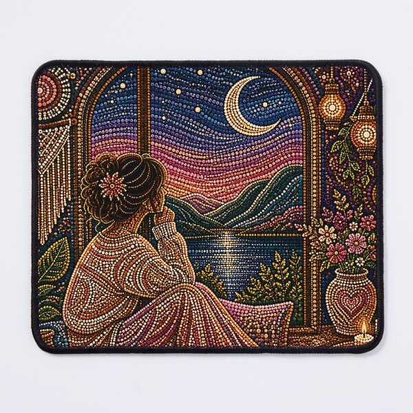 Item preview, beautiful moonlight woman designed and sold by ngangkangart.
