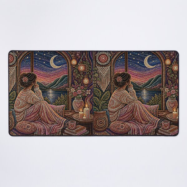 Item preview, beautiful moonlight woman designed and sold by ngangkangart.