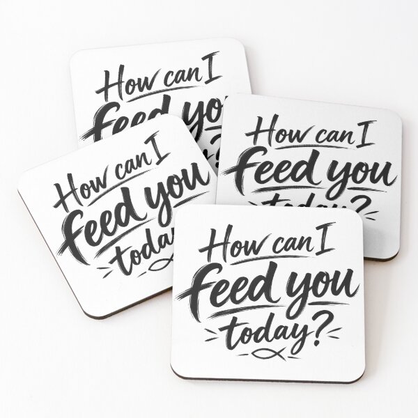 Item preview, How Can I Feed You Today Christian Art designed and sold by bereanfruit.