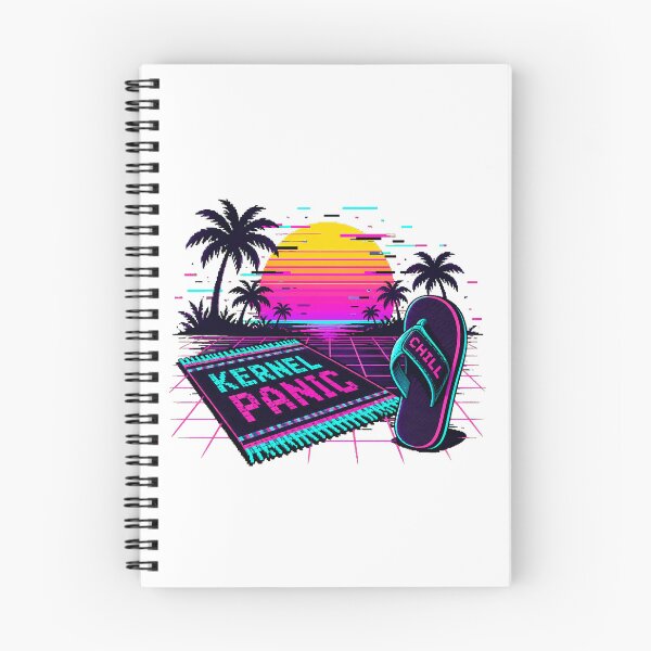 Item preview, Kernel Panic Beach Chill Synthwave Outrun Summer designed and sold by chattsuede.