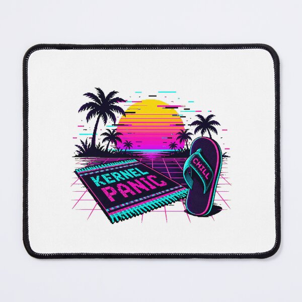 Item preview, Kernel Panic Beach Chill Synthwave Outrun Summer designed and sold by chattsuede.