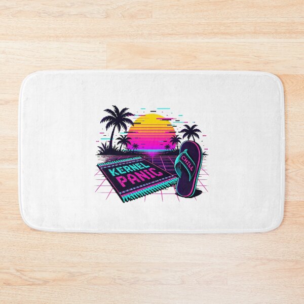 Item preview, Kernel Panic Beach Chill Synthwave Outrun Summer designed and sold by chattsuede.