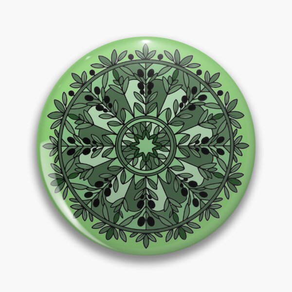 Item preview, Olive Leaf Mandala designed and sold by SurferLife.