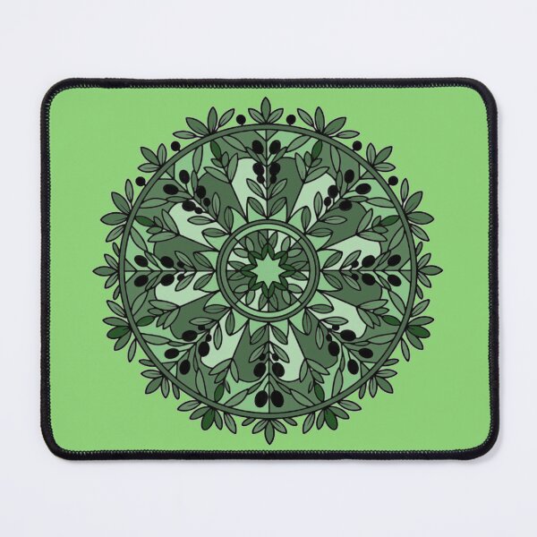 Item preview, Olive Leaf Mandala designed and sold by SurferLife.