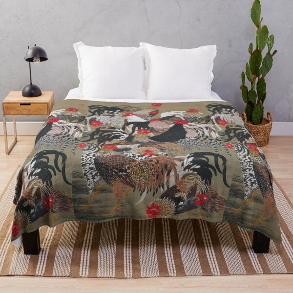 Item preview, Flock of Roosters – Ito Jakuchu (1765) designed and sold by HIKARIMi.