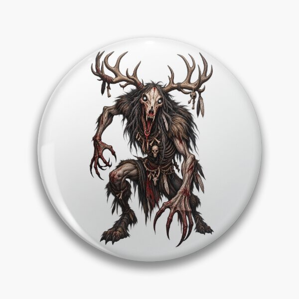 Item preview, Dark Wendigo Forest Spirit designed and sold by optimusprime39.