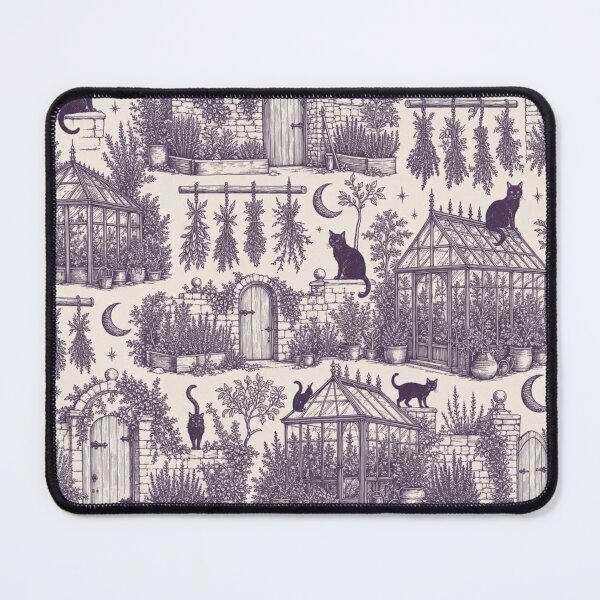 Item preview, Witch's Garden Toile Seamless Pattern | Vintage Witchy Toile Repeat designed and sold by StickyGuys.