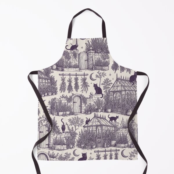 Item preview, Witch's Garden Toile Seamless Pattern | Vintage Witchy Toile Repeat designed and sold by StickyGuys.