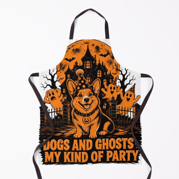 Item preview, Dogs And Ghosts My Kind Of Party Corgi Halloween Funny Corgi Party Shirt designed and sold by KnrNazimTHRE4DS.