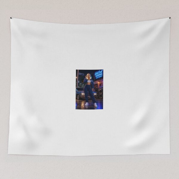 Item preview, Blonde Woman in Blue Hip Hop Style Streetwear designed and sold by CathryneDelamort.
