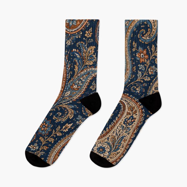 Item preview, Vintage Paisley Floral Pattern Bohemian Textile Inspired Print designed and sold by PinUpPizzazz.
