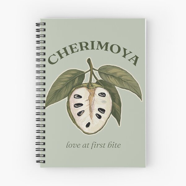 Item preview, Cherimoya Love at First Bite - green background designed and sold by AgnieshkaSiwek.