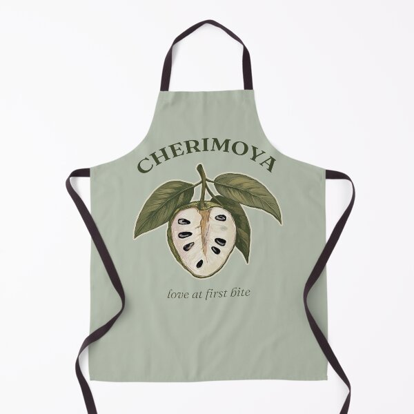 Item preview, Cherimoya Love at First Bite - green background designed and sold by AgnieshkaSiwek.
