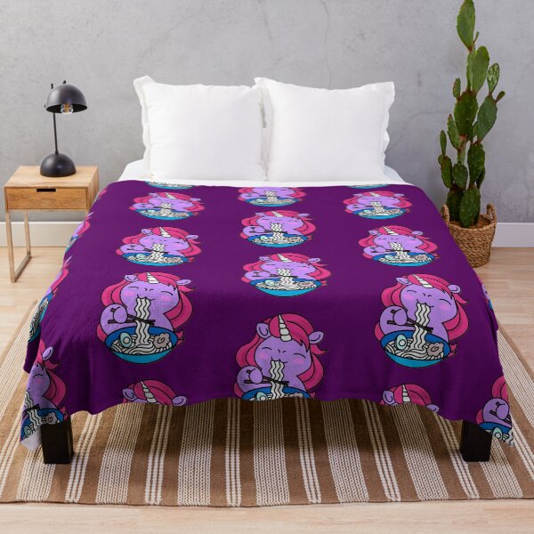 Item preview, Unicorn Eating Ramen Cute Anime designed and sold by Lovemountain.