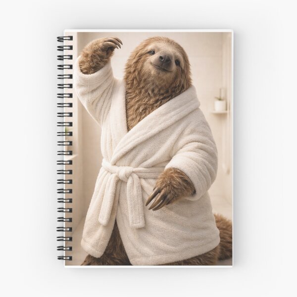 Item preview, Cozy Bathrobe Giant Ground Sloth designed and sold by Sillytoe.