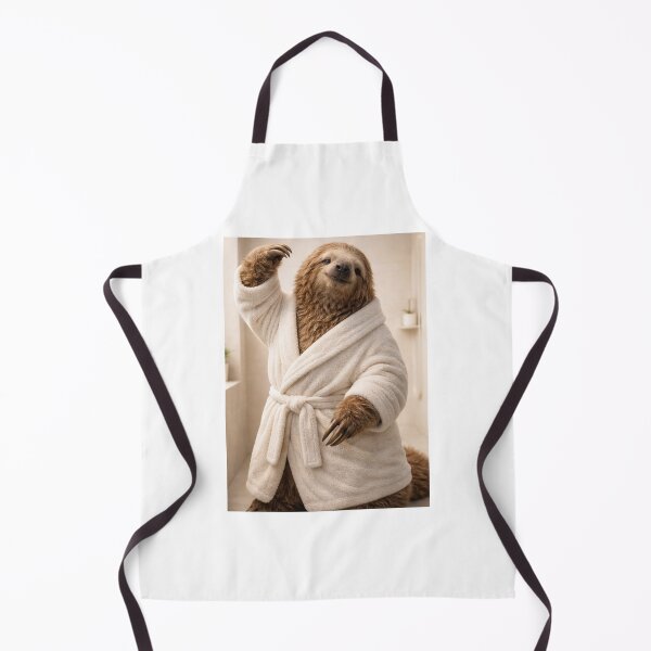 Item preview, Cozy Bathrobe Giant Ground Sloth designed and sold by Sillytoe.