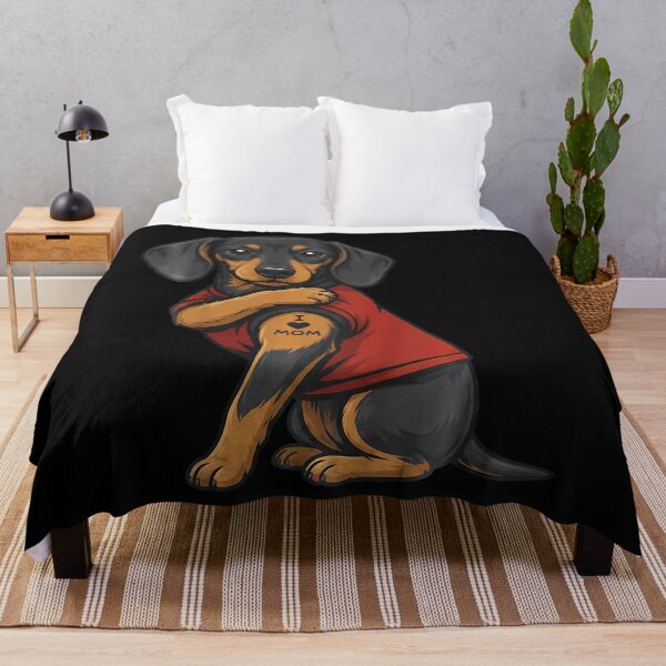 Item preview, I Love Mom Tattoed Dog Mama Dachshund Owner Dog Lover designed and sold by JamesCrArt.