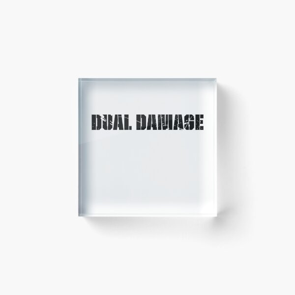 Item preview, dual damage merch  designed and sold by EmberToonArts.