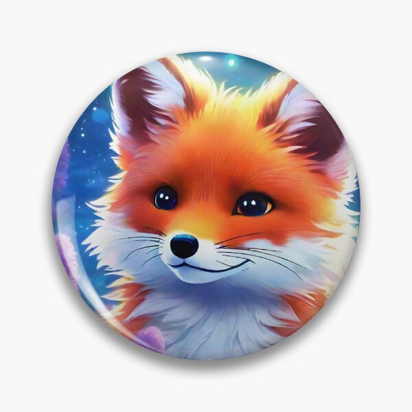 Item preview, Cosmic Starlight Fox in Lavender Fields designed and sold by SolenLumens.