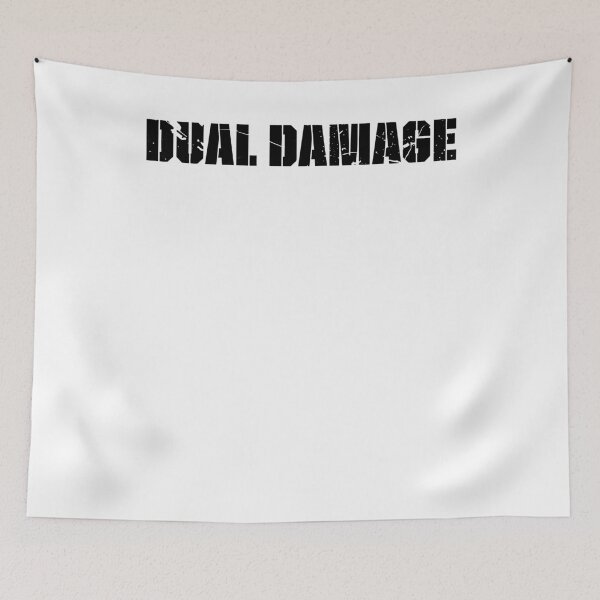 Item preview, dual damage merch  designed and sold by EmberToonArts.