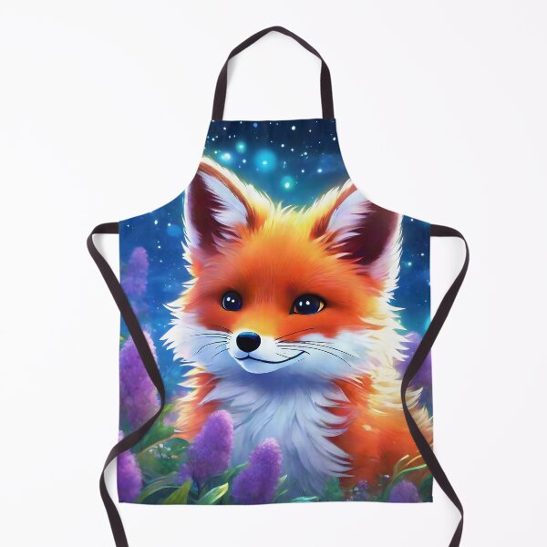 Item preview, Cosmic Starlight Fox in Lavender Fields designed and sold by SolenLumens.