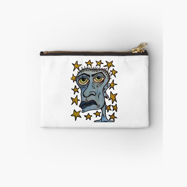 Item preview, Starry Blue Face Trippy Abstract Yellow Stars Graphic designed and sold by andymcdart.