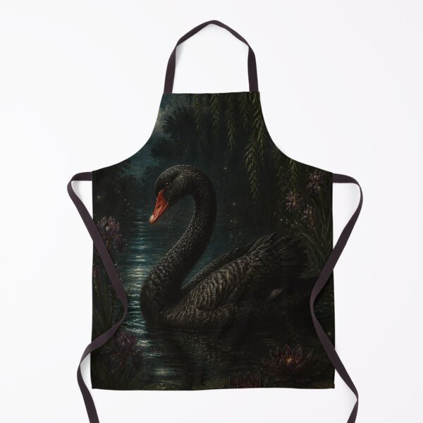 Item preview, Black Swan with Water Irises designed and sold by The-Art-of-D.