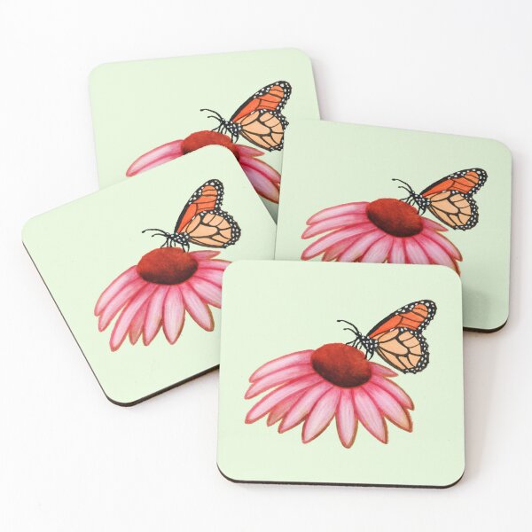 Item preview, Butterfly and Pink Flower designed and sold by Waves and Water.